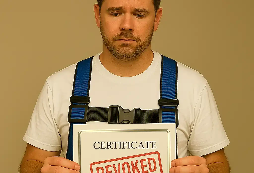 Can Your Fall Protection Certificate Be Revoked