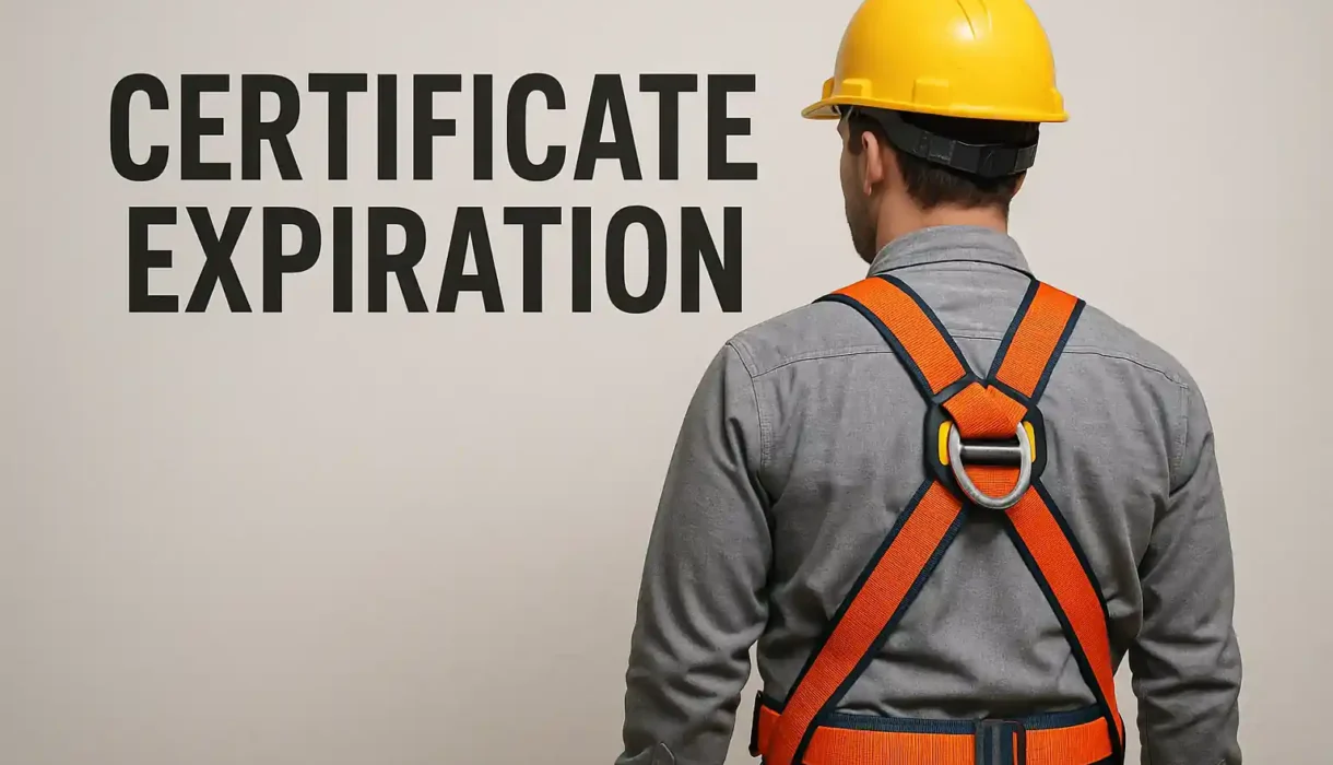 Fall Protection Certificate Expiration