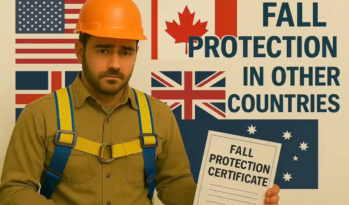 Minimum Height for Fall Protection (US, Canada, UK & Australia)